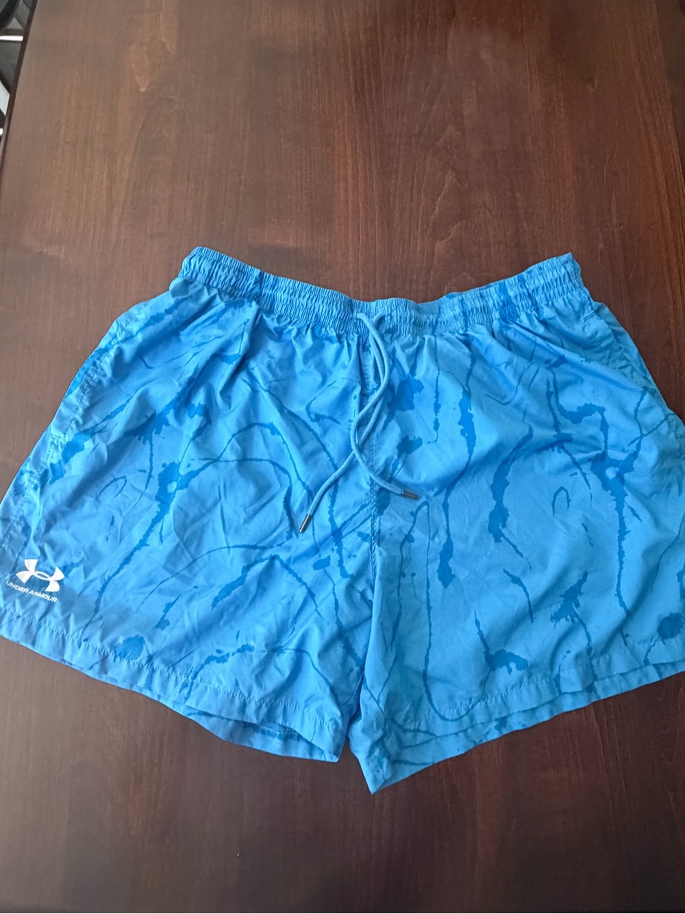 Under Armour Light Blue Athletic Mesh Shorts